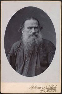 Leo Tolstoi, russischer Autor, 1900
