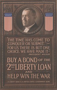 Kaufe eine Anleihe des 2. Liberty Loan und hilf den Krieg zu gewinnen, ca. 1917 von School American