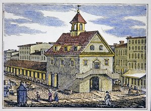 Das alte Gerichtsgebäude von Philadelphia von School American