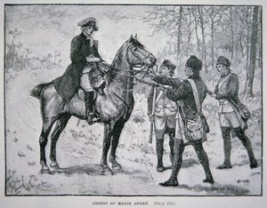 Die Gefangennahme von Major John Andre von School American