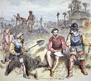 Die Gründung von St. Augustine in Florida durch die Spanier im Jahr 1565