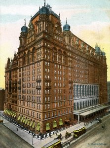 Waldorf Astoria Hotel, New York (Druck) von School American