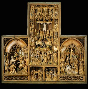 Altar der Passion, ca. 1500-10 von School Antwerp
