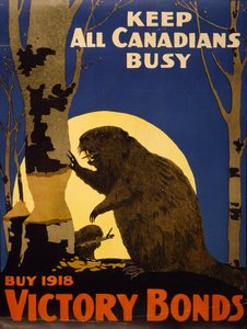 Haltet alle Kanadier beschäftigt: Kauft 1918 Victory Bonds, ca. 1918 von School Canadian