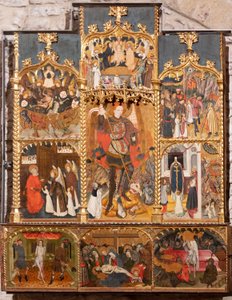 Altarbild von Sant Miquel, Jaume Cirera, Guillem Talarn