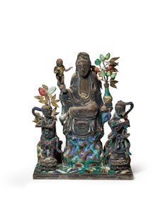 Buddhistische Figurengruppe