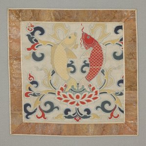 Acht buddhistische Kostbarkeiten, Paar Fische