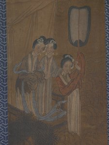 Fünf Frauen in einer Prozession von School Chinese