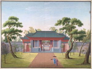 Honam-Tempel - Eingangstor von School Chinese