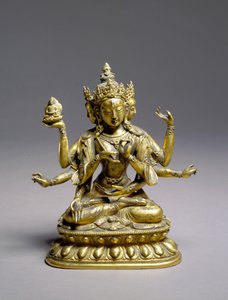 Sitzende Usnisavijaya, Qing-Dynastie