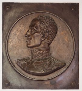 Simon Bolivar, Basrelief von School Colombian