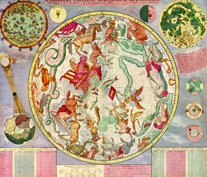 Sternkarte erstellt und veröffentlicht von C. Allard, Amsterdam