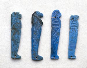 Amulett eines Sohnes des Horus, griechisch-römische Zeit, 332 v. Chr.-395 n. Chr.