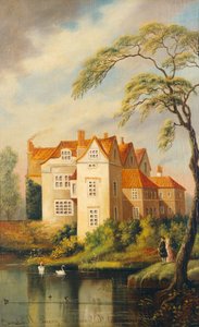 Breadsall Priory, Residenz von Dr. Erasmus Darwin von School English