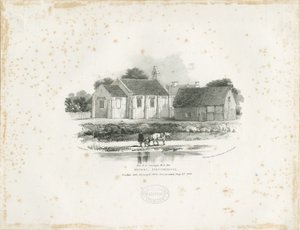 Hopwas Kapelle: Lithographie von School English