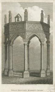 Lichfield - Marktplatz: Gravur, nd [ca. 1805] (Druck) von School English