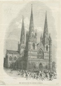 Lichfield Kathedrale - Westfront