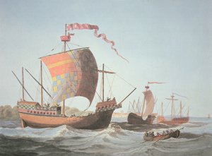 Schiffe aus der Regierungszeit von Edward IV im Jahr 1482 von School English
