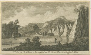 Wetton - Manifold Valley: Gravur von School English