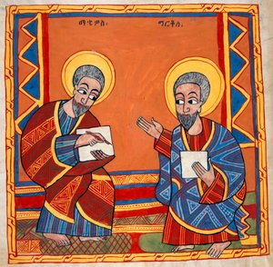 Bild von St. Lukas und St. Johannes dem Evangelisten, aus 