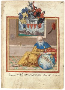 Seite aus dem Album Amicorum von Salomon Schweigger von Sulz
