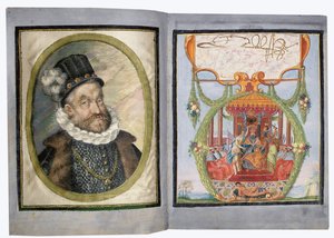 Seiten aus dem Album Amicorum von Philipp Hainhofer