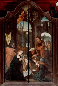 Triptychon der Geburt Christi, Mitteltafel