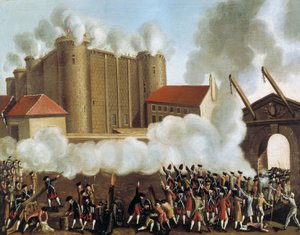 Eroberung der Bastille, Paris von School French