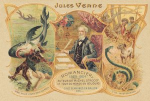 Jules Verne und seine berühmten Werke von School French
