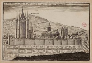 Le Temple à Paris, altes Gebäude der Tempelritter