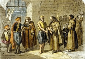 Miguel de Cervantes gerettet von den Vätern der Erlösung