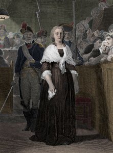 Königin Marie Antoinette (1755-1793) Verurteilt durch das Revolutionstribunal im Oktober 1793