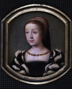 Renée von Frankreich (1510-1575), Herzogin von Chartres und Montargis, dann Ferrara, jüngste Tochter von Ludwig XII. und Anne von Bretagne. Kopie von M. Juilleau von School French