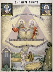 Es gibt drei im Himmel: den Vater, den Sohn und den Heiligen Geist, und diese drei sind eins