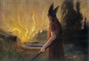 Gott Odin, deutsche Darstellung