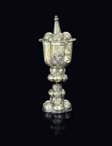 Pokal und Deckel, wahrscheinlich Siebenbürgen, frühes 17. Jahrhundert