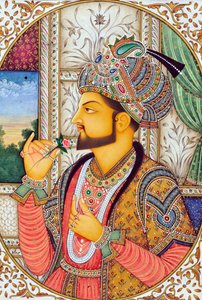 Miniaturmalerei Mogulkaiser Shah Jahan Indien Asien