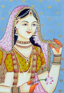 Miniaturmalerei von Jodha Bai