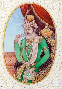 Miniaturmalerei des Mogulkaisers Humayun