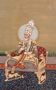 Mogul-Miniaturmalerei Bahadurshah Jafer