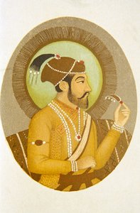 Porträt von Mughal-Kaiser Aurangzeb, Indien von School Indian
