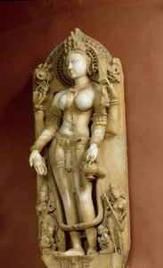 Sarasvati, die Göttin des Lernens, Pallu, Rajasthan, Chauhan-Dynastie von School Indian
