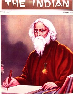 Sir Rabindranath Tagore (1861-1941) von School Indian