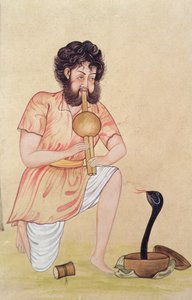 Schlangenbeschwörer von School Indian