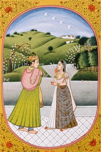 Jahreskalenderbild & Malerei für einen hinduistischen Monat Marshes, Indien von School Indian