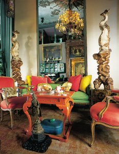 Ein Paar italienische Barock-Delfine von School Italian