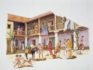 Antikes Athen - Rekonstruktion eines Hauses