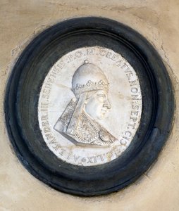 Basrelief-Medaillon von Papst Alexander III