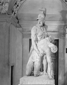 Menelaos stützt den Körper des Patroklos, Kopie eines griechischen Originals (Marmor) von School Italian