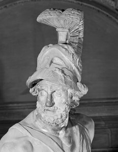 Menelaos stützt den Körper des Patroklos, Kopie eines griechischen Originals (Marmor) von School Italian